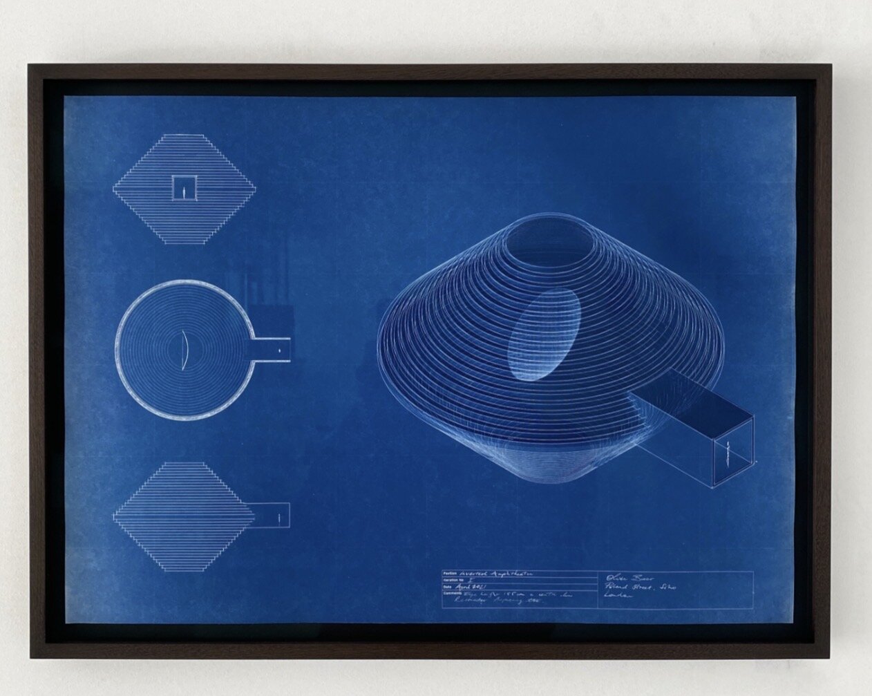 Blueprint for an Acoustic Pavilion (Inverted Amphitheatre I)